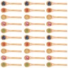 30pcs Mini Handmade Wooden Spoon Small Wood Children Spoons Ice-Cream