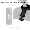 Triplinger Vehicle Mount Compatible with Gopro/Insta360/DJI Sport Cam Dash Cam