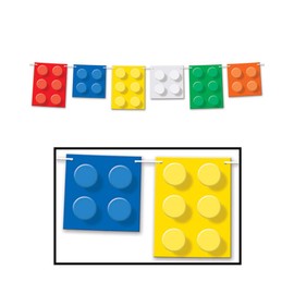Multicolor Building Blocks String Banner- 1 pc.