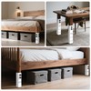 FOROIRON 2025 Up-Grade 4 Pack Carbon Steel Dorm Bed Riser