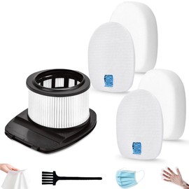 Filter Kit for Shark Rocket IZ162H, IZ362H, IZ440H, IZ462H, IZ482H, IZ483H - Replaces XHF161H & 617FJ140 (1 HEPA filters + 2-Pack Foam & Felt Filters + Brush)