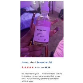 Renew Her Oil For Hydrated, Yummy, Glowing Skin