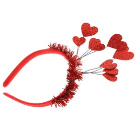 Baluue Valentine's Day Heart Headband Lightweight Hair Accessory for Women for Parties Weddings and Celebrations Creative Design to Stand