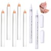 GMHLLES 2PCS Uick Dry Fine Tips Nail Art Pens,White Nail