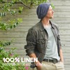 CHARM Mens Summer Linen Beanie - Slouchy Lightweight Knit Hat