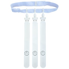 Public Sports Flag Football Belt - 3 Flag - Single (White)