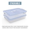 Chef Pomodoro Pizza Dough Proofing Box, 14 x 11-Inch, Preparation
