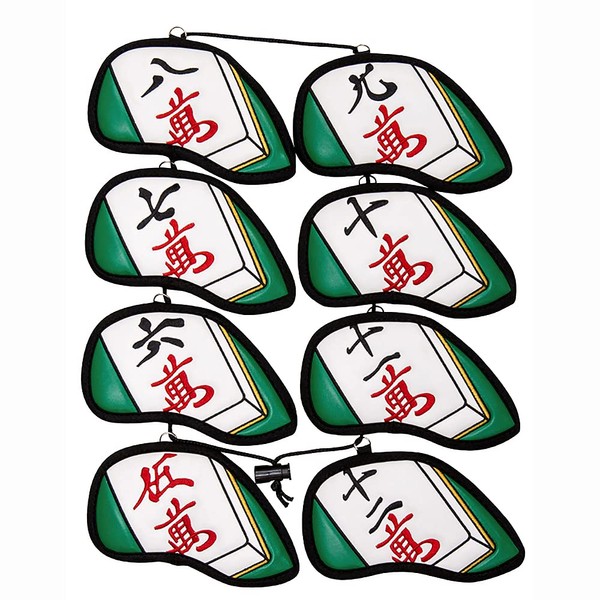 Linkx Mahjong Iron Cover Set of 8 Manzu Head Cover