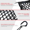 Motorcycle Cargo Nets, 10x11inch Double Layer Helmet Net for Motorcycle