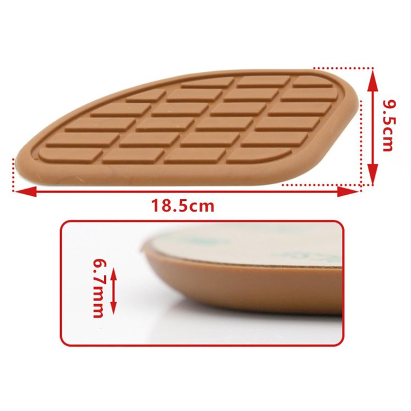 Motorcycle Tank Side Pads | Anti-Slip & Scratch Resistant |
