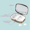 Karma, Chill Pill Organizer Travel Friendly Portable Compact Pill Box,