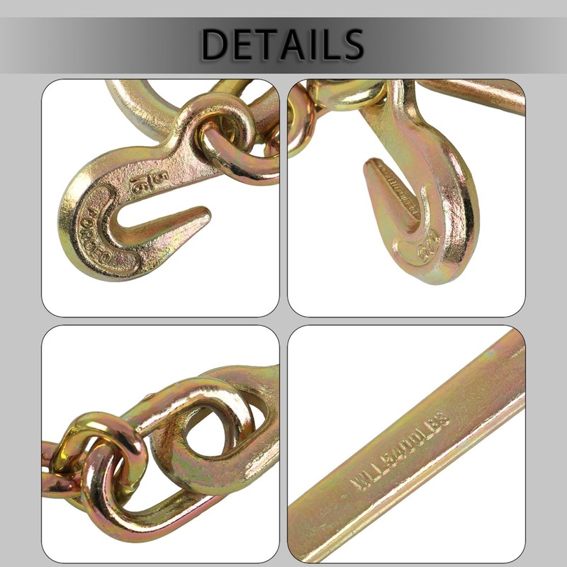 labwork 5/16 X 2 G70 Tow Chain J-Hooks V-Chain Replacement