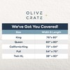 Olive + Crate 100% Viscose Bamboo Mattress Protector - Eco-Conscious