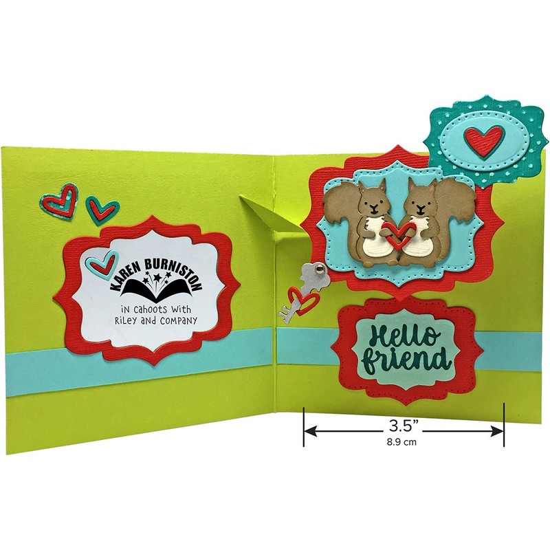 KB Riley Karen Burniston Katherine Label Pop-Up Die Set