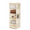 MAX Houser 5 Shelf Hanging Closet Organizer, Space Saver, Cloth