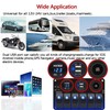 FXC Waterproof Marine Boat Rocker Switch Panel 6 Gang with