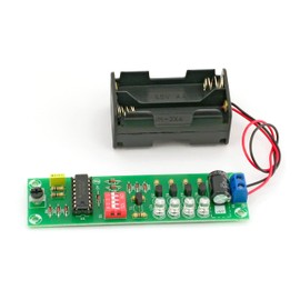 AVT747 KIT DIY Strobe, Disco Light, Party Light with White LEDs, Electronic DIY Kit, Self Soldering Kit, Practice Board