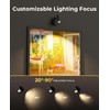 PESUTEN Zoomable Spot Lights Indoor, Rechargeable Picture Light with Remote,