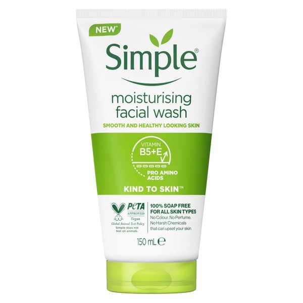 Simple Facial Wash Moisturising Foaming 150ml