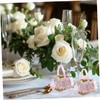 Zerodeko 12pcs Decorative Lace Flower Girl Baskets Elegant Wedding Favor