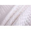 MarCielo 3 Piece 100% White Cotton Quilt Set Lightweight Bedspread