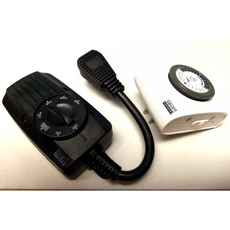 SMART ELECTRICIAN Indoor & Outdoor Timer, Timer Combo 2 Pack,