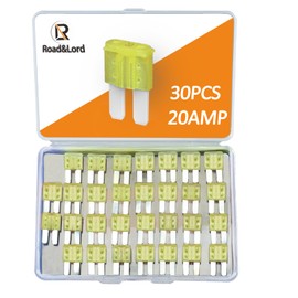 30PCS Micro 2 Blade Fuse ATR/APT Micro2 Fuse ATR/APT Blade Fuse Kit for Car Boat Truck SUV Automotive Replacement Fuses (10A) (20A)