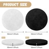 14 Pcs 5cm Painting Stones, White/Black Thick Round Rocks, Rock