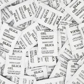 Silica Gel Packets - 100 PCS 2 Gram Desiccant Packs for Storage Dry Packets for Electronic Products Jewelry Cameras Clothes Books Iron Tools Precision Instruments