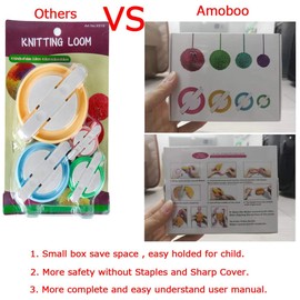 Pom pom Maker, 4 Sizes Pom-pom Maker Fluff Ball Weaver Needle Craft DIY Wool Knitting Craft Tool Set for Beginner (5)