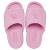 Crocs Unisex Classic Towel Slide Sandal, Pink Tweed, 4 US