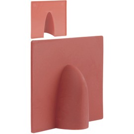 1STec 2 x Brick Brown External Drill Damage Weather Shield Cover for Cable Pipe Hose Hole Tidy Buster Plates fits Coaxial TV Alarm/Telephone Wire RG59 Coax CCTV Low Voltage Garden Lights Power Leads
