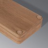 SIGEL VA201 Solid Oak Business Card Holder - Holds up
