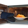 1 Pair Short Oven Mitts, Heat Resistant Silicone Kitchen Mini