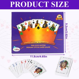 ADDLIVE Card Games Crown, Crown Playing Cards, Cr-own Poker, Deck of Ca-rds, Ca-rd Games for Families, Ca-rd Ga-mes for Young Adults, Essential Ca-rd Ga-mes for 1 to 7 Players, Bring Joy to Friends