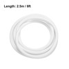 uxcell Silicone Foam Seal Weather Strip 8mm Dia 2.5m 8ft