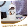 Ciieeo Rotating Makeup Brush Holder Cover Cosmetic Organizer for Vanity