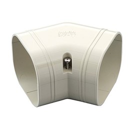 因幡電工 配管化粧カバー スリムコーナー平面45° 平面45°曲り アイボリー SKF-66-I