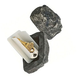 Rock Key Hider Outdoor, Key Hiders Outside Hide A Key Outside Simulated Small Stone Decoration Key Home Entrance Fake Stone Key Box for Yard Garden Statues Ornament