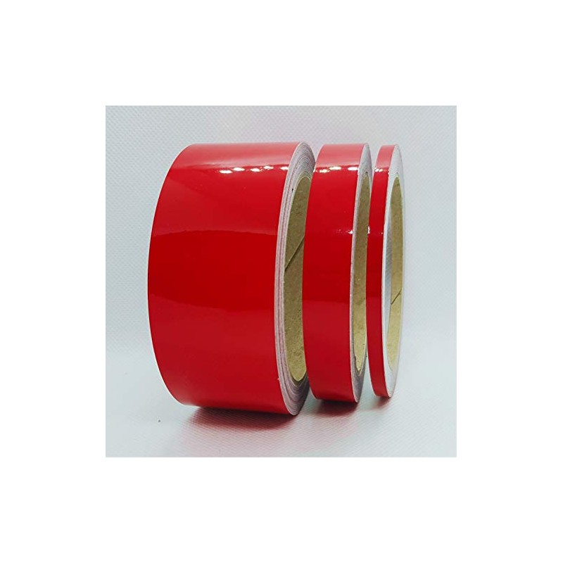 siviwonder Decorative Strips Red Reflective Reflective Sticker 15 mm Length