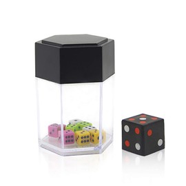 Dice Bomb / Crash Dice, Dice Bomb, Converts 1 Dice to 8, Magic Dice, Explosive Dice, Trick, Close View Magic Tool, Magic Trick Tool (Colorful)