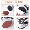 Auniwaig 10PCS 180 Grits Hook and Loop Pads Sanding Disc