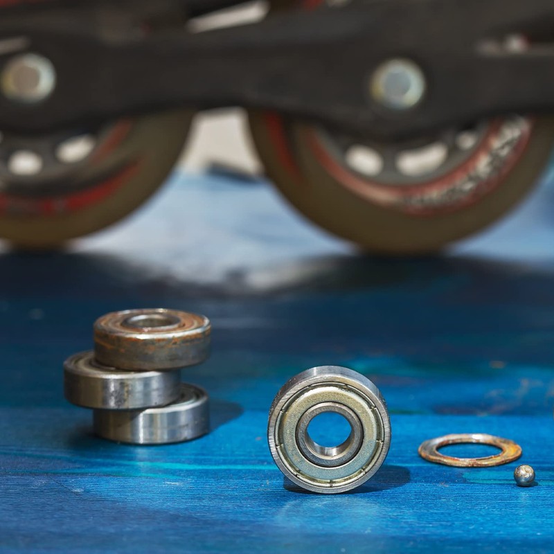 AlveyTech 608ZZ (608Z) Shielded Steel Wheel Bearings - Replacement fits