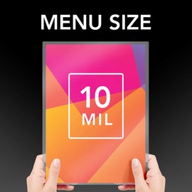 GBC Laminating Sheets, Thermal Laminating Pouches Letter Size, 10mil, HeatSeal UltraClear, 50 Pack (3200406)