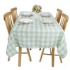 Gingham Tablecloth Polyester 55x78 Inch, Rectangular Checkered Table Cloth Antiwrinkle