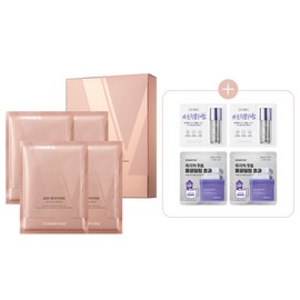 Dermaperm 에이지 리바이빙 리프팅 마스크 1박스 4매입 (증정 : 토닝패드 (2매)1개+토닝세럼 1ml2개) Age Reviving Lifting Mask 1 Box 4 Sheets (Gift: Toning Pads (2 Sheets) 1 Set + Toning Serum 2 x 1ml)