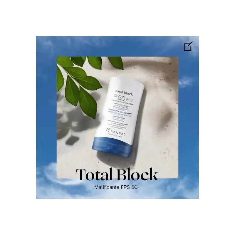 Protector Solar Total Block Matificante Fps 50+ Yanbal
