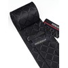 HISDERN Men's Wedding Ties and Pocket Square Tie Plaid Cufflink