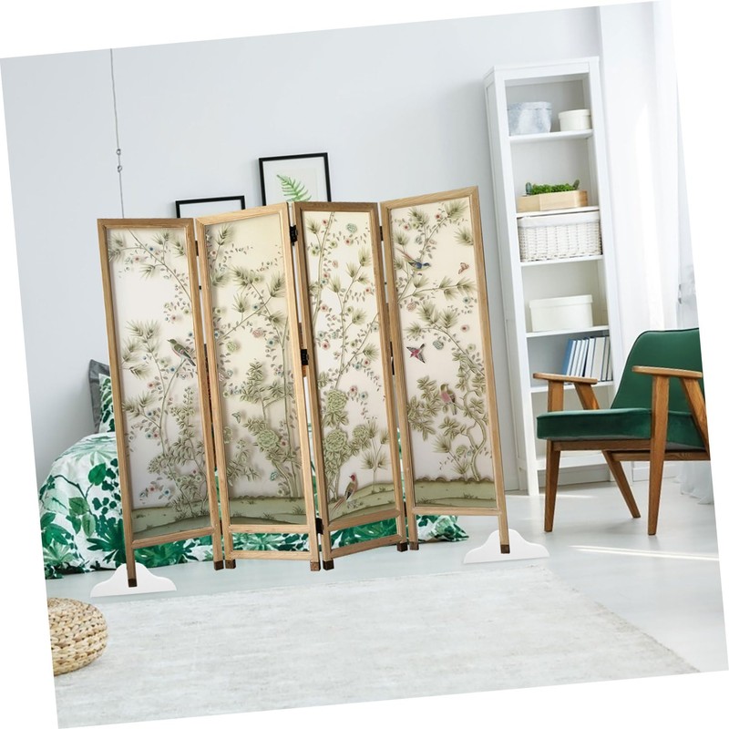 TEHAUX 2pcs Room Divider Stand Privacy Screen Base with Antislip