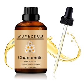 Wuvezrub Wuvezrub Chamomile Essential Oil 120ML - 100% Pure and Natural Oils for Aromatherapy Diffuser - 4 Fl Oz/Chamomile